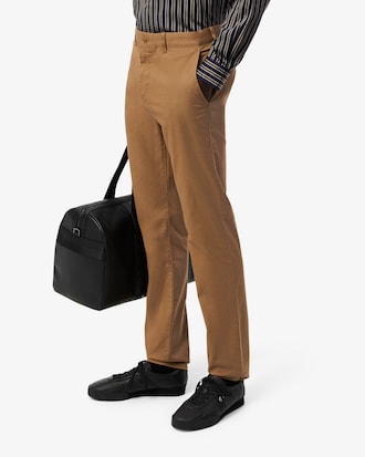 Pantaloni chino slim fit in cotone elasticizzato