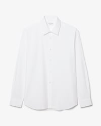 Camicia regular fit in cotone testurizzato