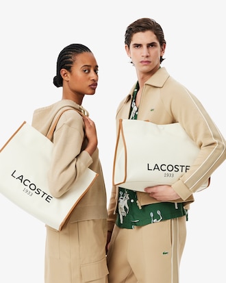 Borsa tote grande in canvas Heritage