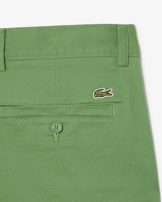 Shorts chino in twill elasticizzato