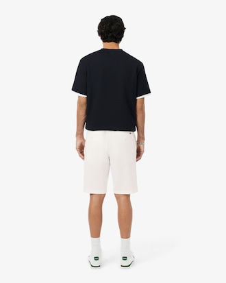 Shorts chino in twill elasticizzato