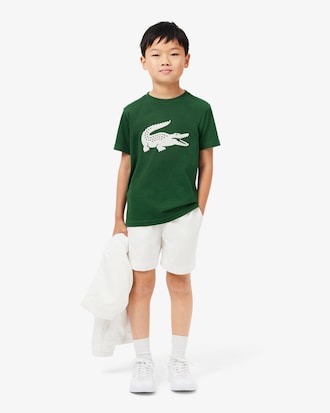 T-shirt da tennis oversize in cotone tecnico