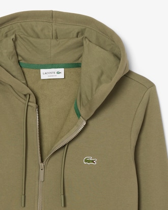 Felpa con cappuccio in pile con zip