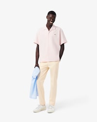 Pantaloni chino elasticizzati slim fit in twill