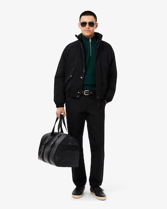 Cintura in pelle con monogramma