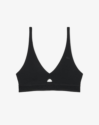 Reggiseno in microfibra a fascia traforato