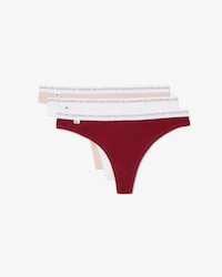 Confezione di 3 tanga in cotone stretch