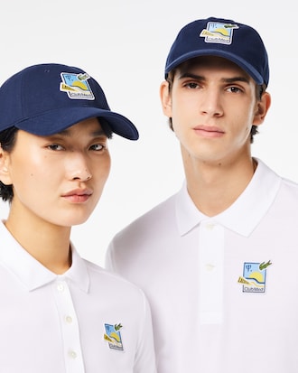 Cappellino in piqu&eacute; Lacoste x Club Med