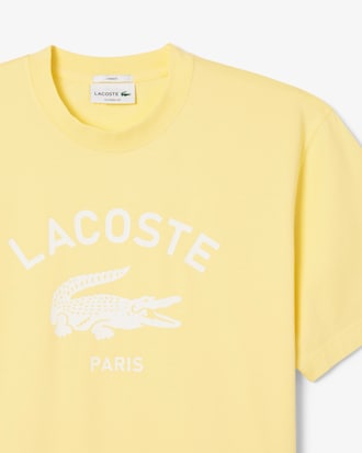 T-shirt in cotone con stampa del brand