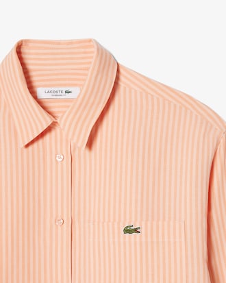 Camicia oversize in misto lino