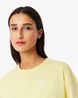 T-shirt in cotone con logo