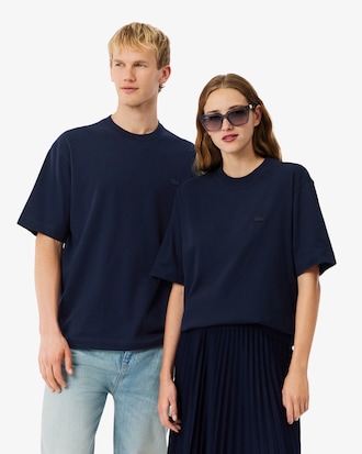 T-shirt loose fit in jersey pesante