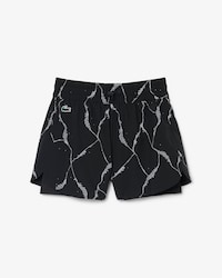 Shorts da tennis foderati con stampa riflettente
