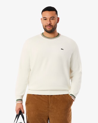 Maglione in jersey di cotone a righe