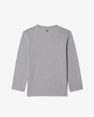 T-shirt in cotone pesante con grafica coccodrillo
