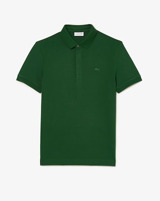 Polo regular fit in piqu&eacute; elasticizzato Paris