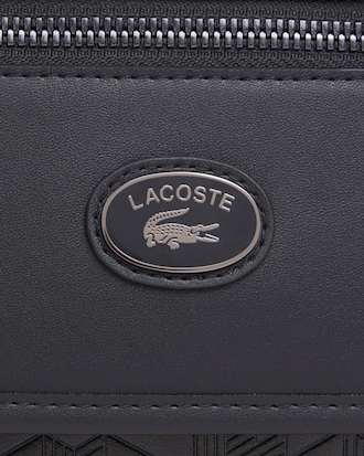 Borsa messenger mini in pelle con monogramma