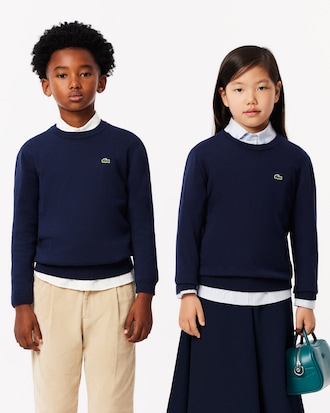 Maglione in misto lana merino e cotone