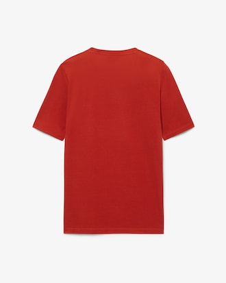 T-shirt in piqu&eacute; in seta Runway