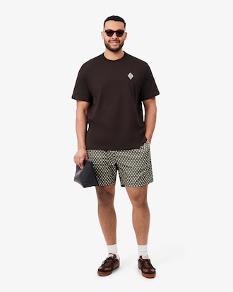 T-shirt classic fit con stemma