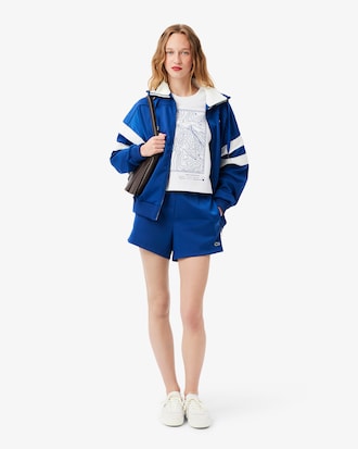 T-shirt ricamata oversize in jersey pesante