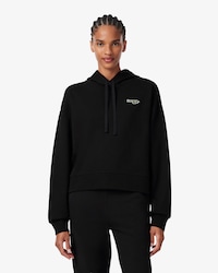Felpa oversize con cappuccio e logo