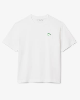 T-shirt in jersey stampa coccodrillo