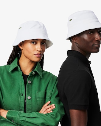 Cappello bucket in piqué
