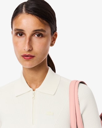 Polo in maglia 3D a costine