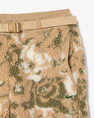 Pantaloni della tuta in sherpa regular fit
