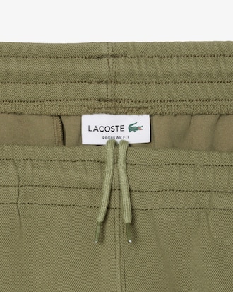 Pantaloni della tuta in piqué regular fit