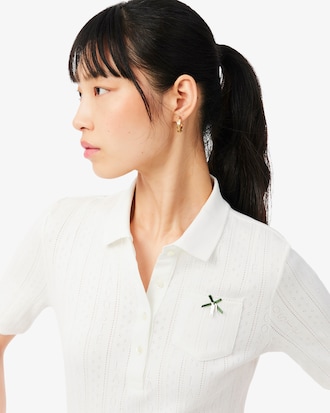 Polo slim fit pointelle brandizzata L.12