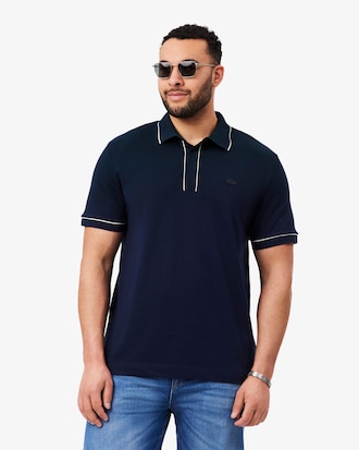 Polo regular fit in piqu&eacute; elasticizzato Paris