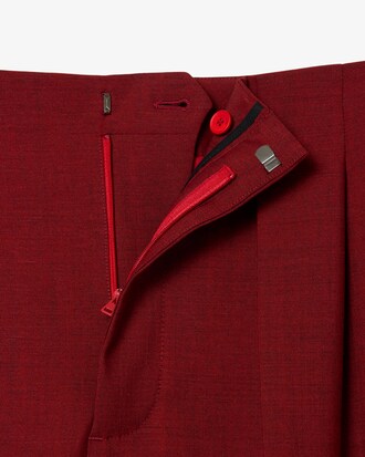Pantaloni sartoriali in lana straight fit Runway