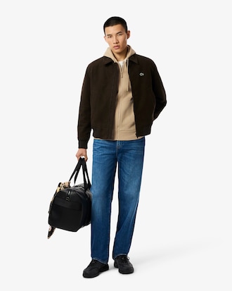 Felpa con cappuccio in pile con zip