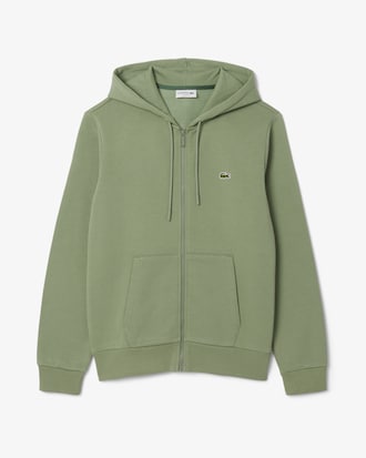 Felpa con cappuccio in pile con zip