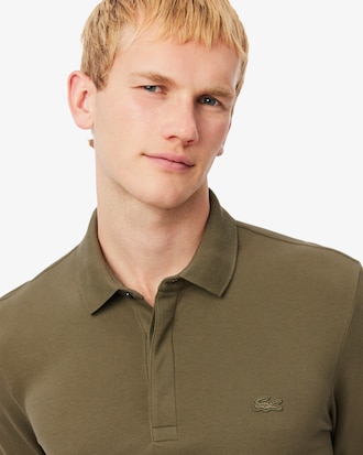 Polo regular fit in piqué elasticizzato Paris