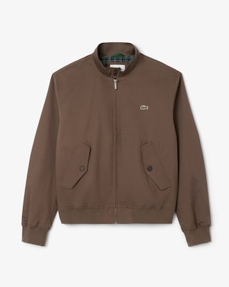 Giacca Harrington in twill impermeabile