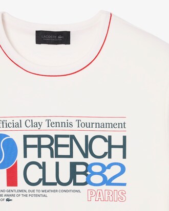 T-shirt con stampa tennis Runway