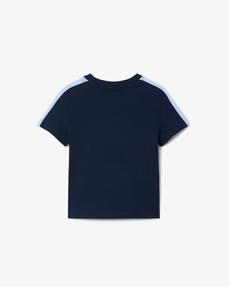 T-shirt in cotone colorblock