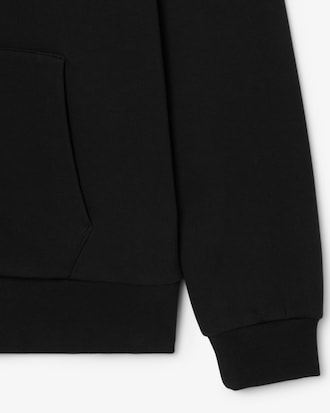 Felpa in tessuto felpato classic fit con zip