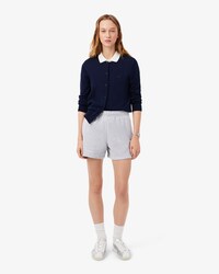 Shorts in tessuto felpato