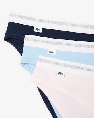Confezione di 3 slip in cotone stretch