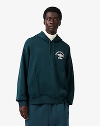 Felpa con cappuccio oversize con stampa Runway