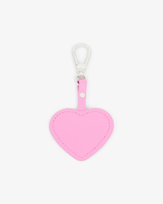 Portachiavi con charm cuore e a "L"
