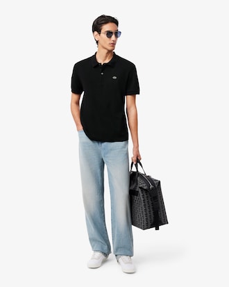 Polo regular fit in cotone Pima