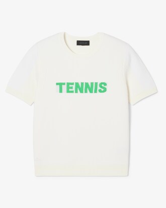 T-shirt in maglia grafica Runway
