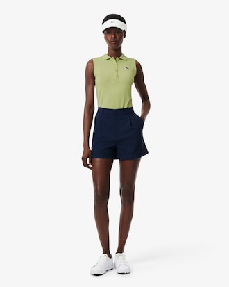 Polo da golf slim fit elasticizzata UV Protect