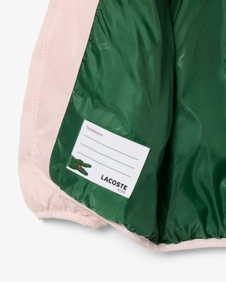 Giacca imbottita unisex con cappuccio foderato in tessuto felpato