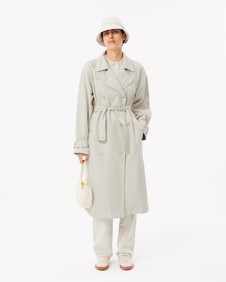 Trench oversize in denim